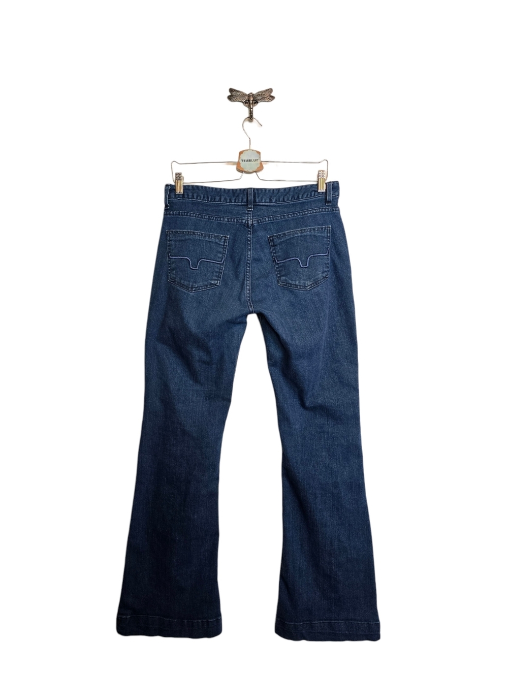 Kimes Ranch Lola Jeans Women's 10/34 Dark Wash Bootcut Flare Made in USA - Picture 2 of 12